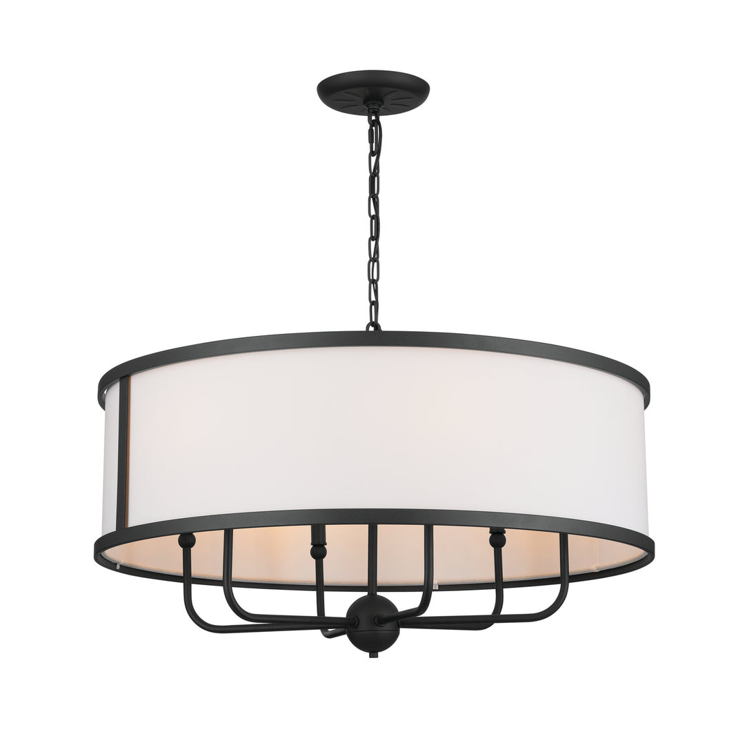 Kichler Canada - 52466BKT - Six Light Chandelier - Heddle - Textured Black