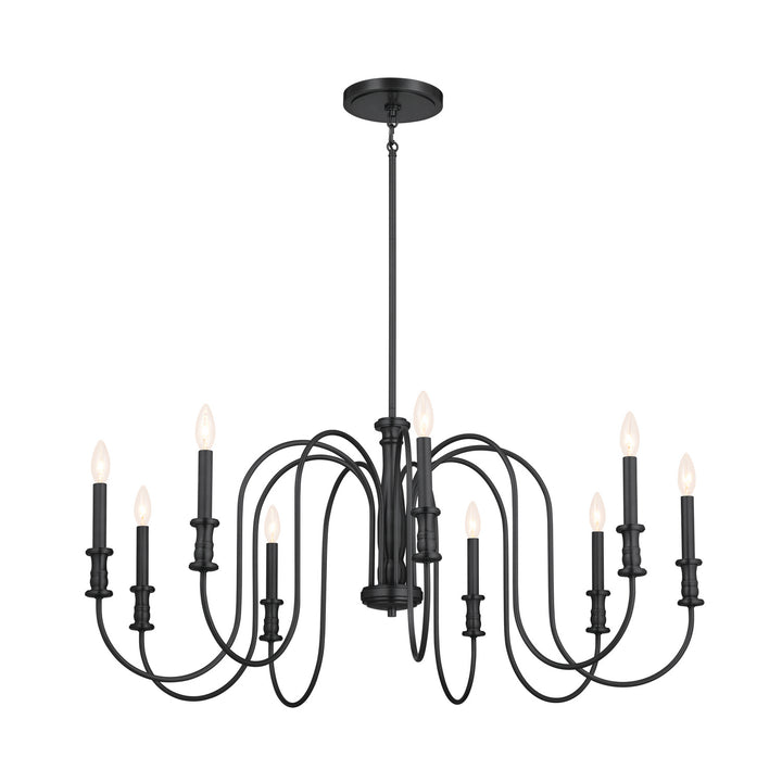 Kichler Canada - 52471BK - Nine Light Chandelier - Karthe - Black