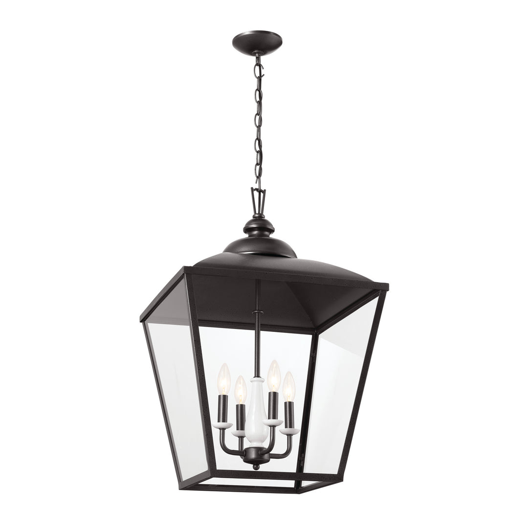 Kichler Canada - 52475AVI - Four Light Foyer Pendant - Dame - Anvil Iron
