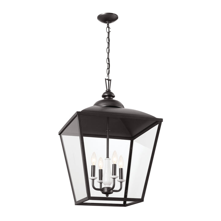 Kichler Canada - 52475AVI - Four Light Foyer Pendant - Dame - Anvil Iron