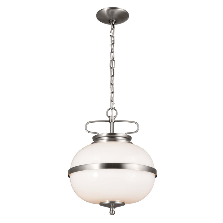 Kichler Canada - 52478CLP - Two Light Pendant - Opal - Classic Pewter