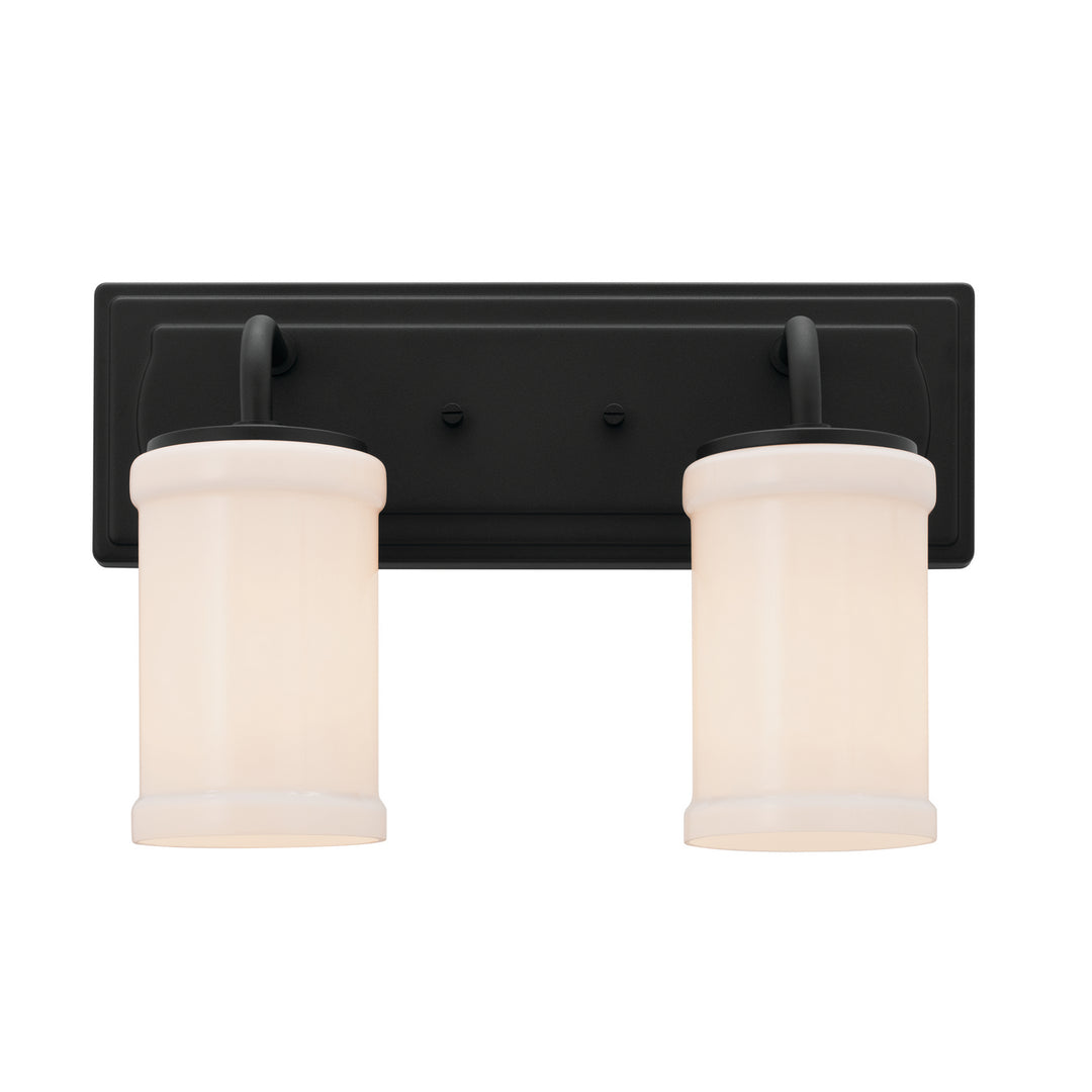 Kichler Canada - 55130BKT - Two Light Bath - Vetivene - Textured Black