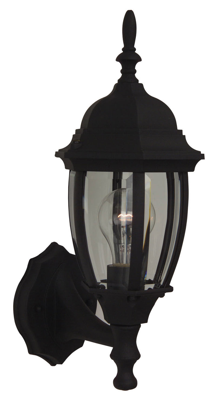 Bent Glass Cast One Light Wall Mount in Textured Black - available from The Lighting Shoppe, trusted by Canadian homeowners