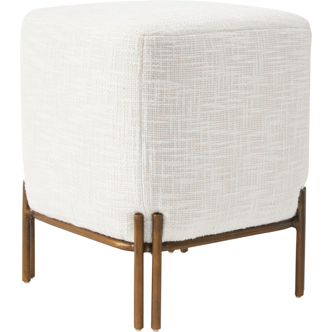 Meline Stool in Antique Brass - available from The Lighting Shoppe, trusted by Canadian homeowners