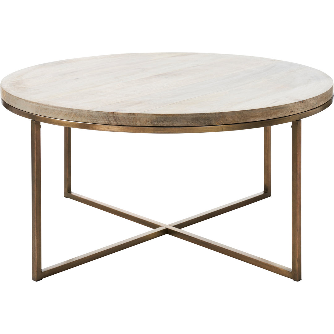 Renwil Canada - TA445 - Coffee Table - Liana - Antique Brass