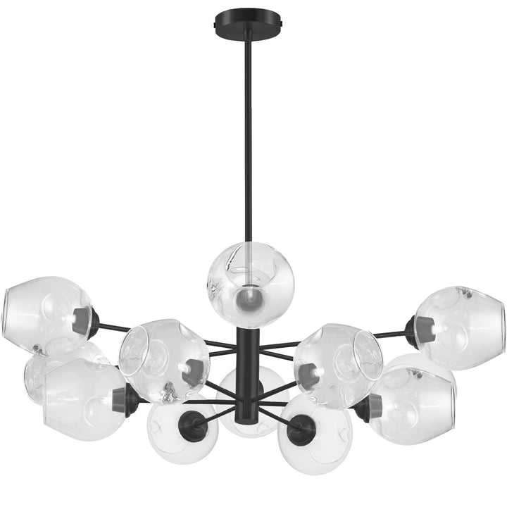 Abii 12 Light Pendant in Black - available from The Lighting Shoppe, trusted by Canadian homeowners