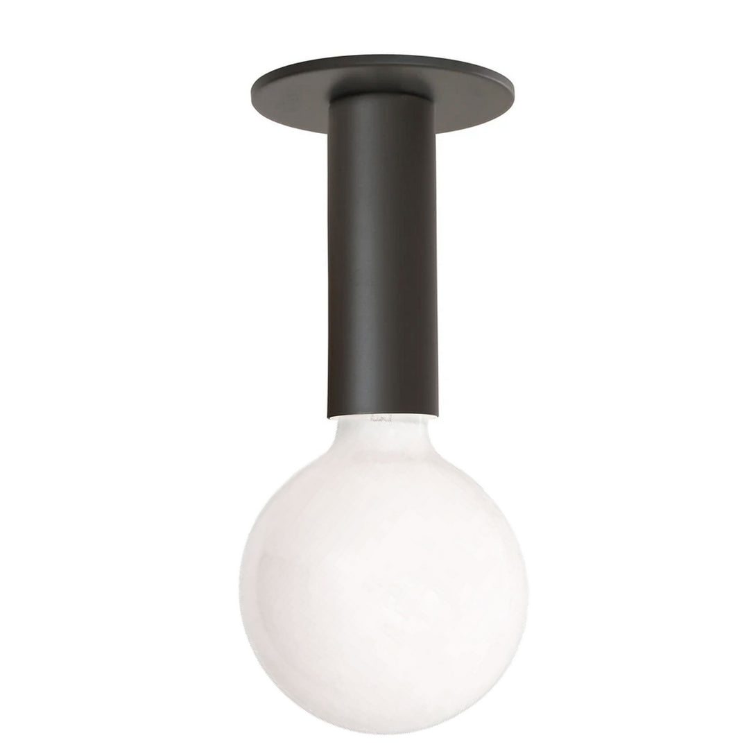 Adams One Light Flush Mount in Black - available from The Lighting Shoppe, trusted by Canadian homeowners