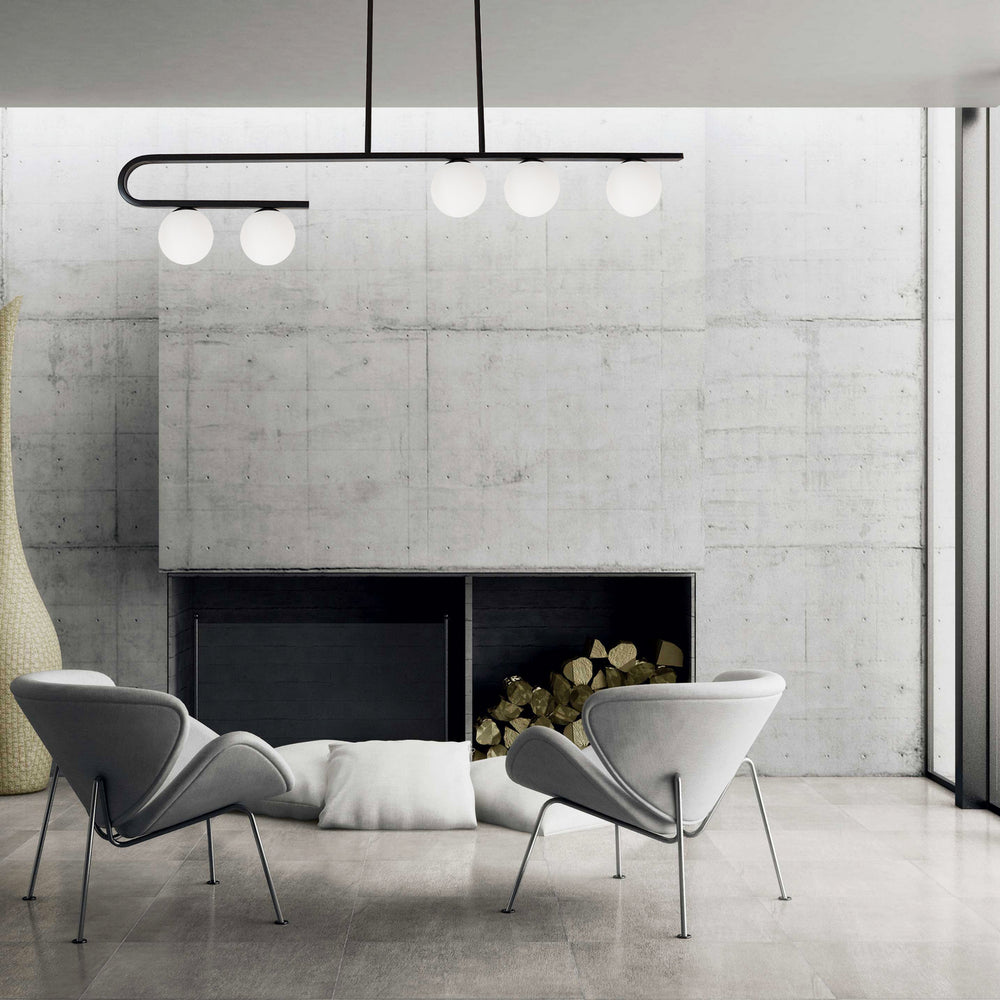 Dainolite Canada - ATL-445HP-MB - Five Light Pendant - Atlas - Black