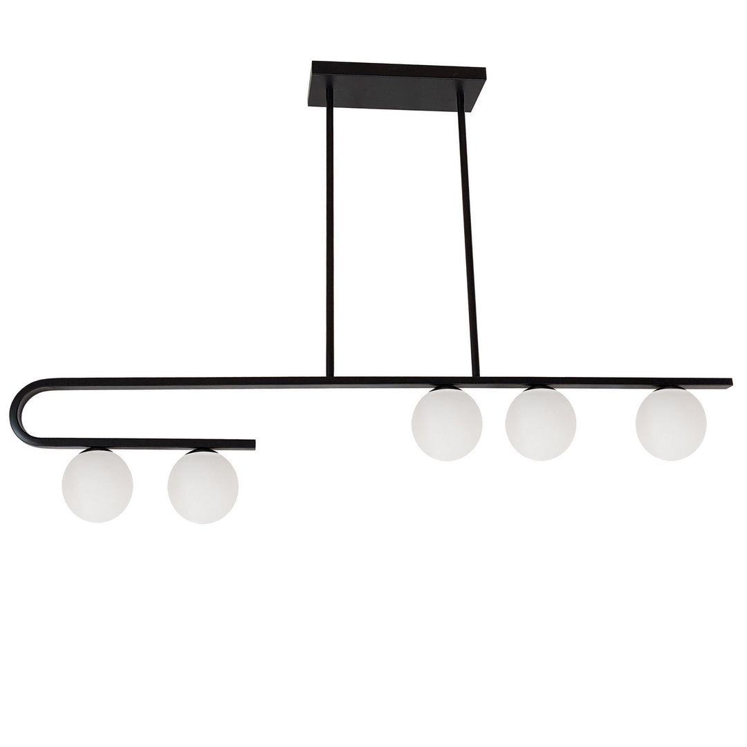 Atlas Five Light Pendant in Black - available from The Lighting Shoppe, trusted by Canadian homeowners