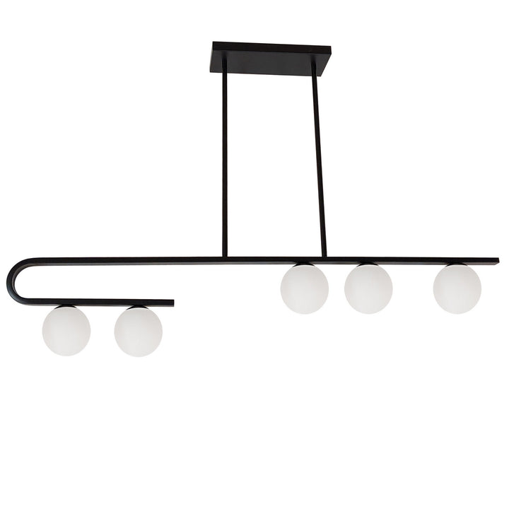 Atlas Five Light Pendant in Black - available from The Lighting Shoppe, trusted by Canadian homeowners