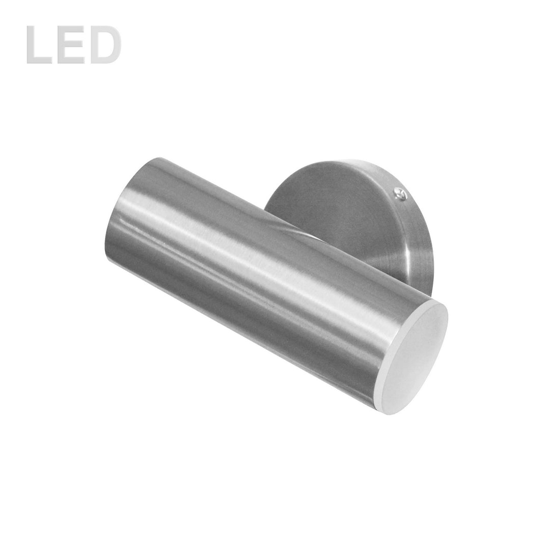 Constance LED Wall Sconce in Satin Chrome - available from The Lighting Shoppe, trusted by Canadian homeowners