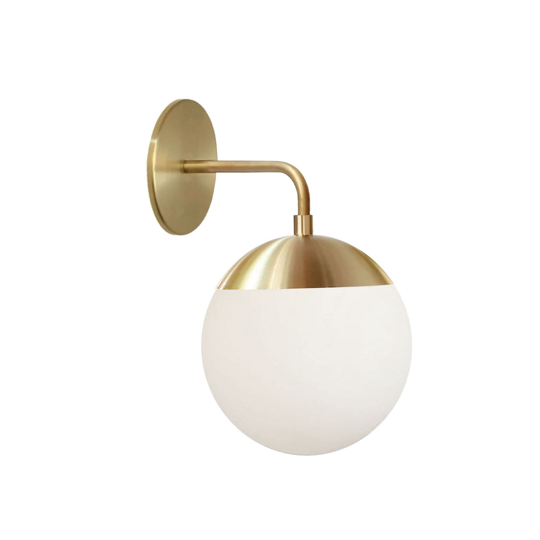 Dayana One Light Wall Sconce in Aged Brass - available from The Lighting Shoppe, trusted by Canadian homeowners