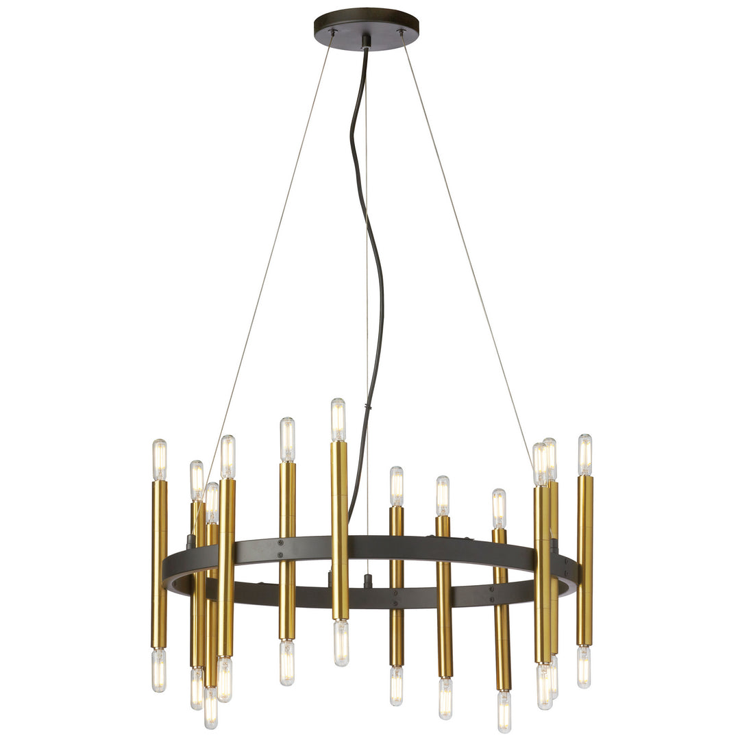 Derry 24 Light Chandelier in Black - available from The Lighting Shoppe, trusted by Canadian homeowners