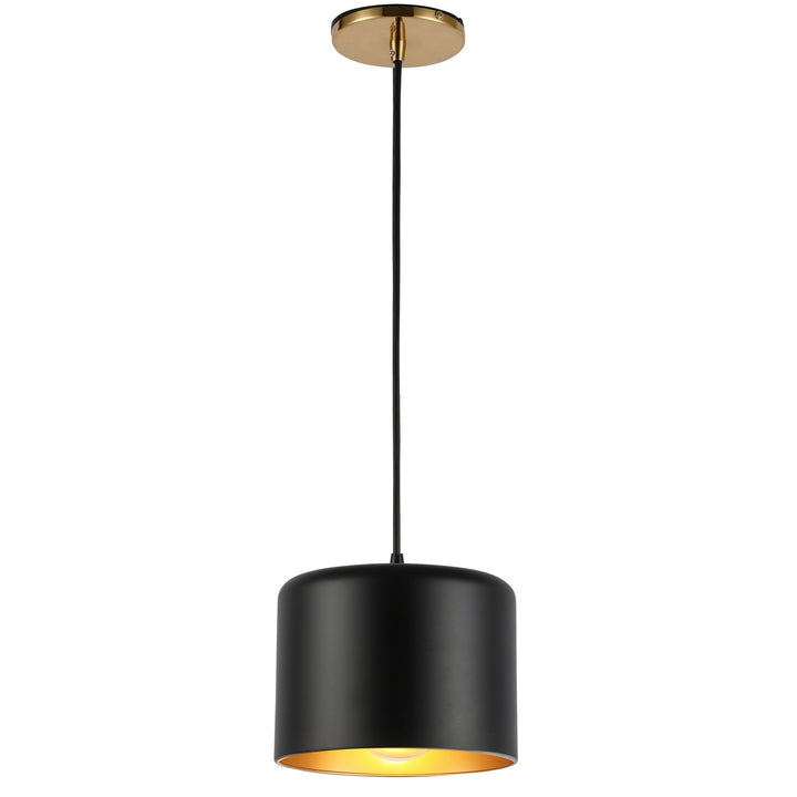 Emilia One Light Pendant in Black - available from The Lighting Shoppe, trusted by Canadian homeowners