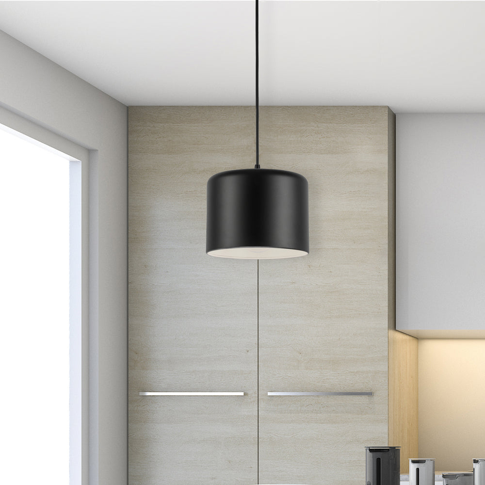 Dainolite Canada - EMI-81P-MB - One Light Pendant - Emilia - Black