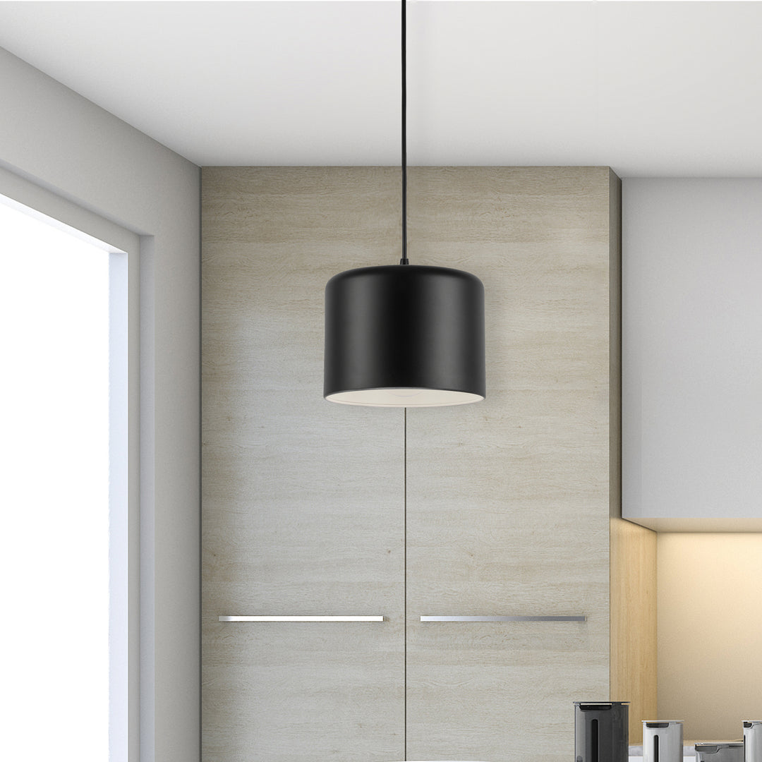 Dainolite Canada - EMI-81P-MB - One Light Pendant - Emilia - Black