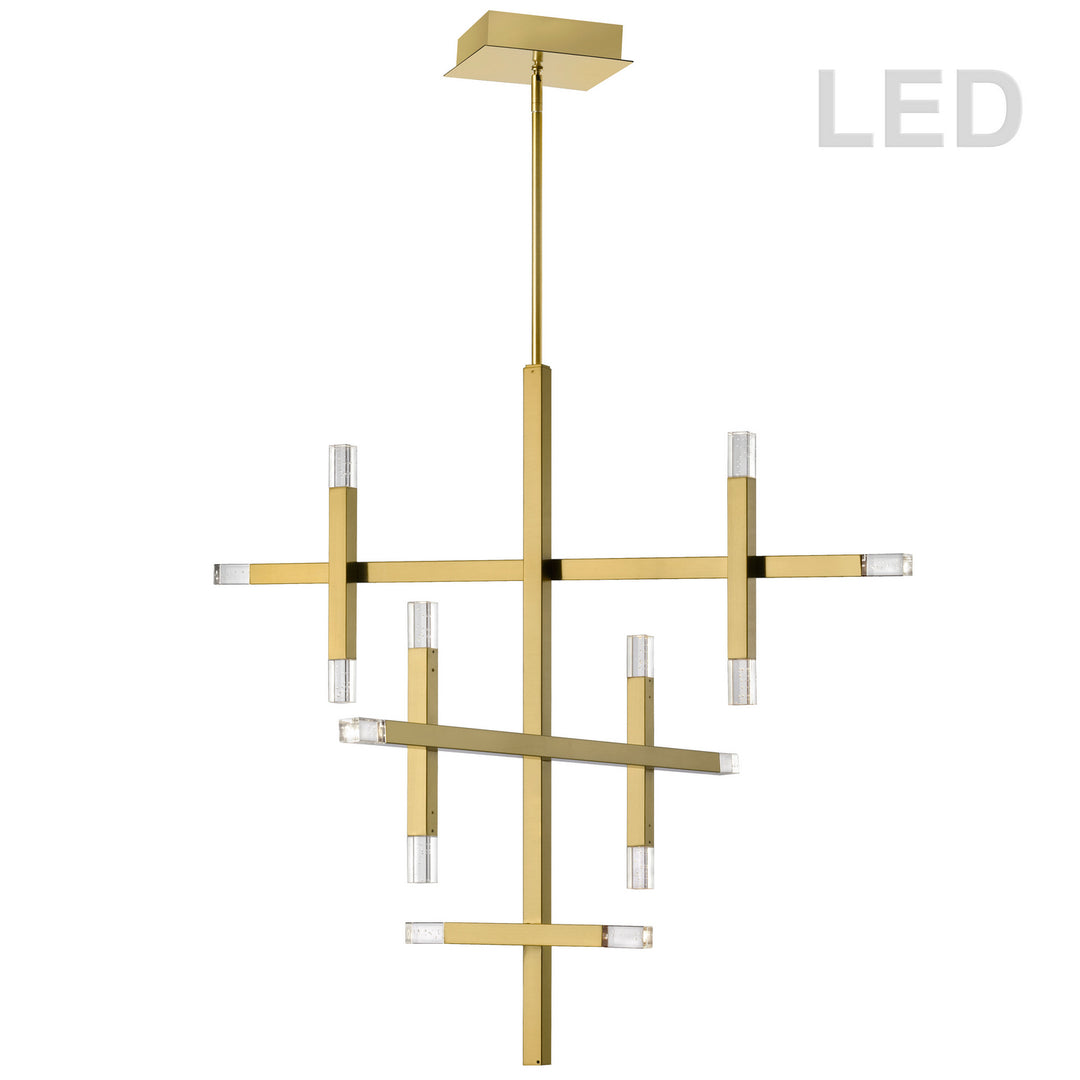 Francesca LED Chandelier in Aged Brass - available from The Lighting Shoppe, trusted by Canadian homeowners