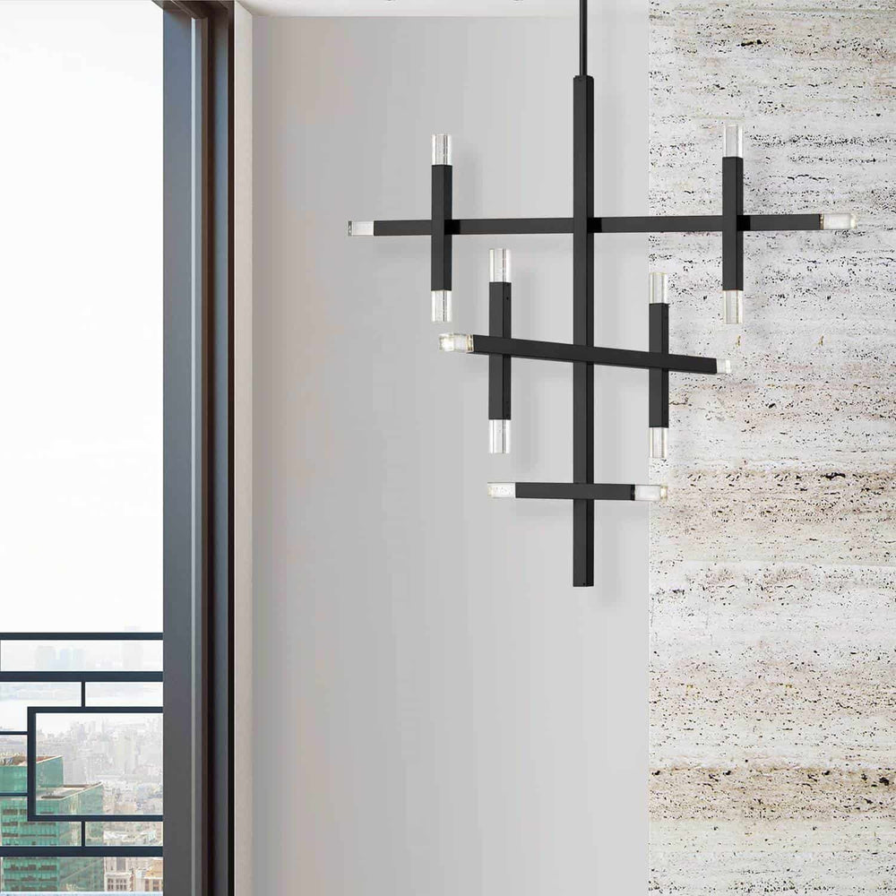 Dainolite Canada - FCS-3656C-MB - LED Chandelier - Francesca - Black