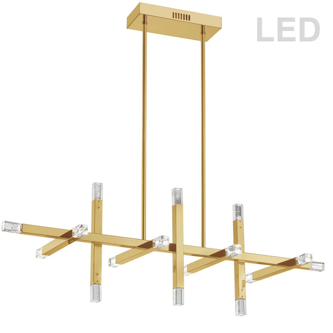 Francesca LED Chandelier in Aged Brass - available from The Lighting Shoppe, trusted by Canadian homeowners