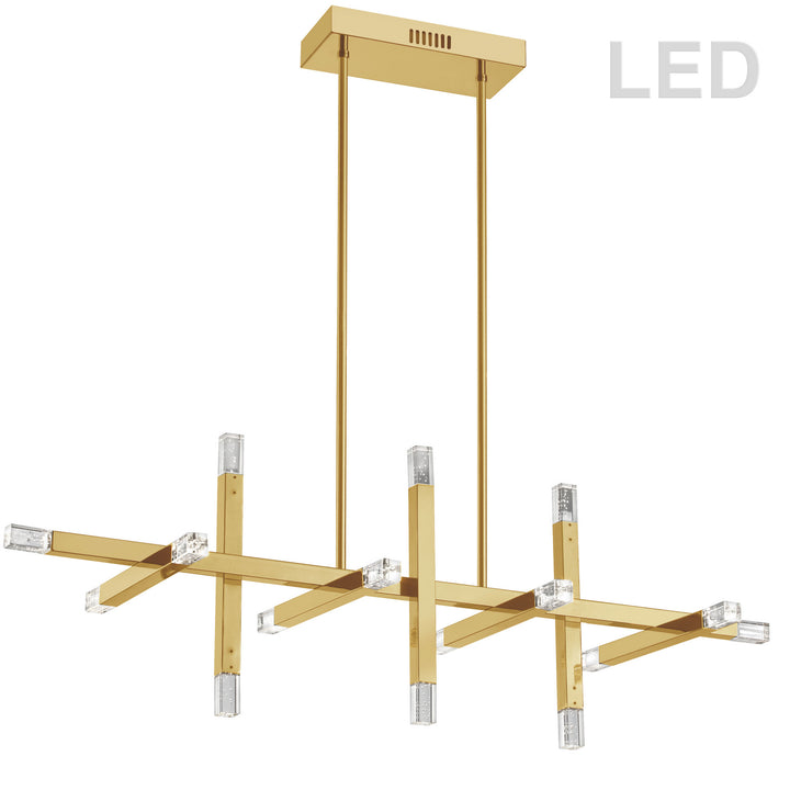 Francesca LED Chandelier in Aged Brass - available from The Lighting Shoppe, trusted by Canadian homeowners