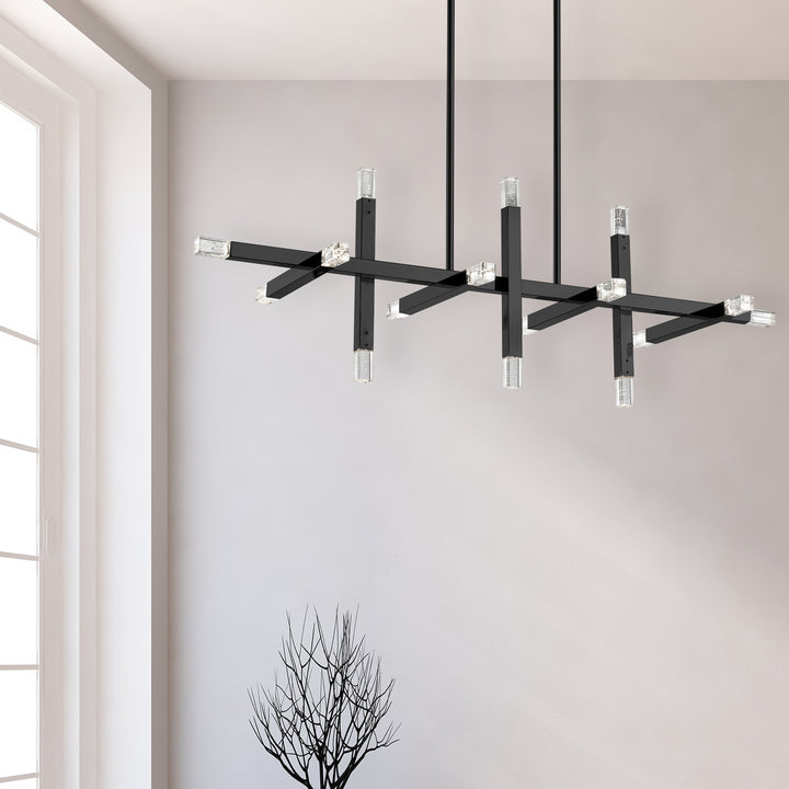 Dainolite Canada - FCS-4064HC-MB - LED Chandelier - Francesca - Black