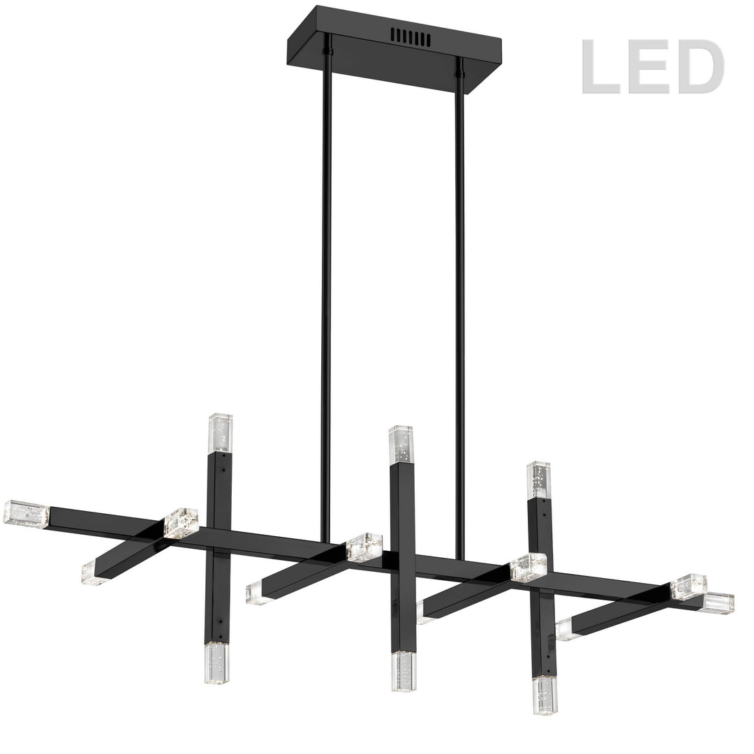 Francesca LED Chandelier in Black - available from The Lighting Shoppe, trusted by Canadian homeowners