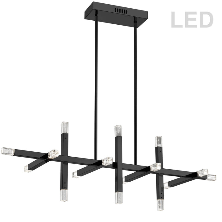 Francesca LED Chandelier in Black - available from The Lighting Shoppe, trusted by Canadian homeowners