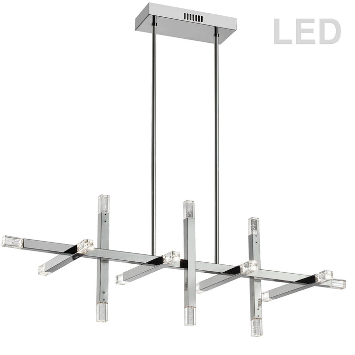Francesca LED Chandelier in Polished Chrome - available from The Lighting Shoppe, trusted by Canadian homeowners