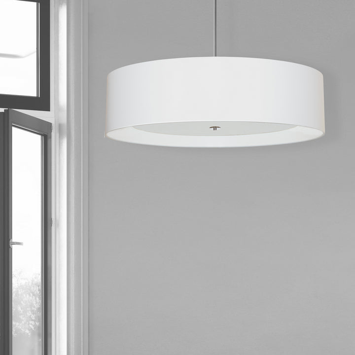 Dainolite Canada - HEL-344P-PC-WH - Four Light Pendant - Helena - White