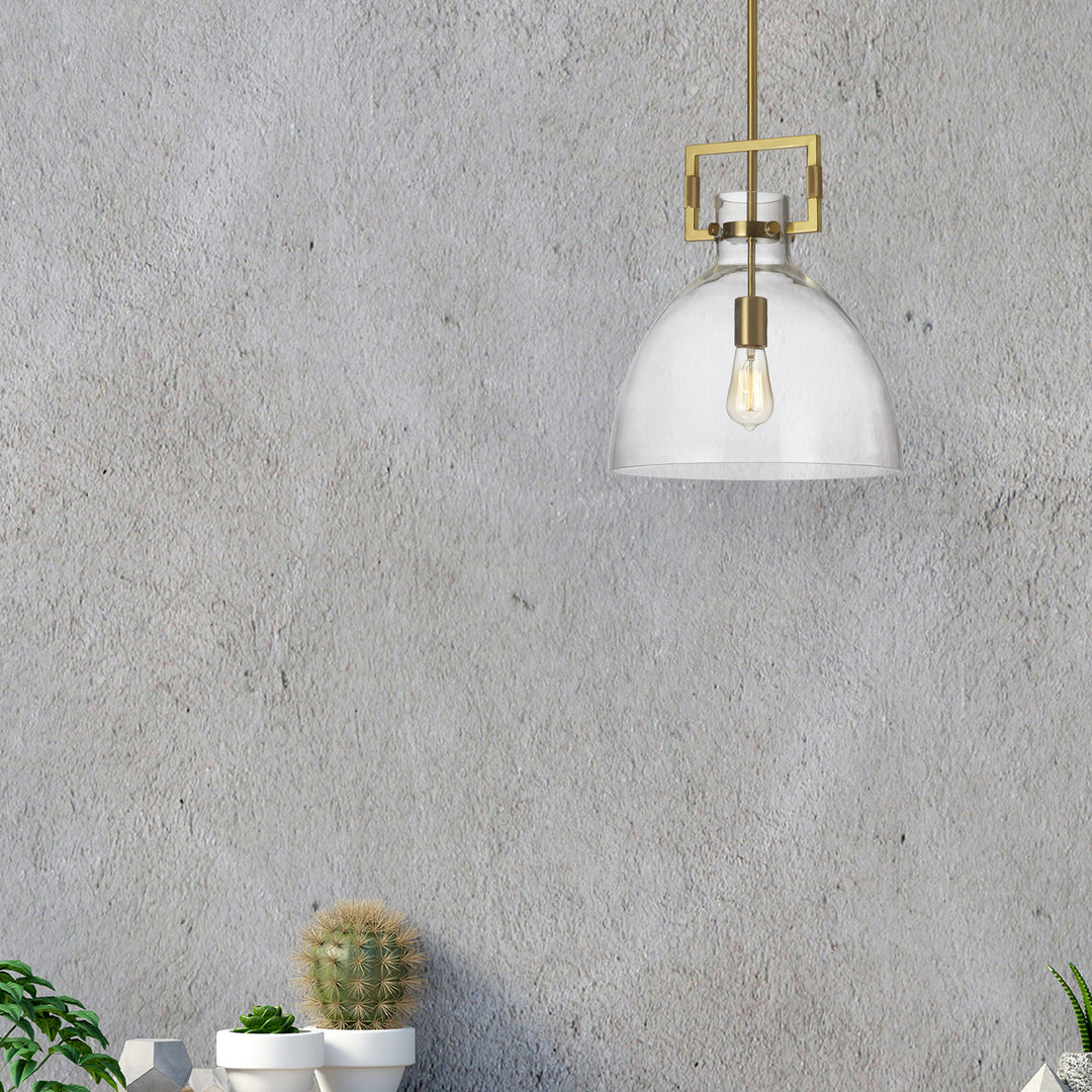 Dainolite Canada - LBY-141P-AGB - One Light Pendant - Liberty - Clear