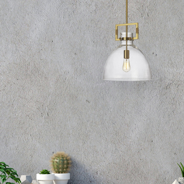 Dainolite Canada - LBY-141P-AGB - One Light Pendant - Liberty - Clear