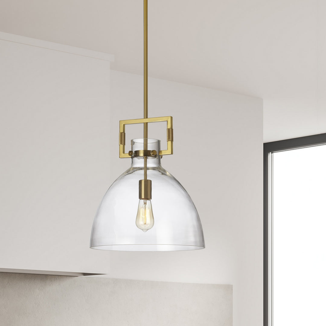 Dainolite Canada - LBY-141P-AGB - One Light Pendant - Liberty - Clear