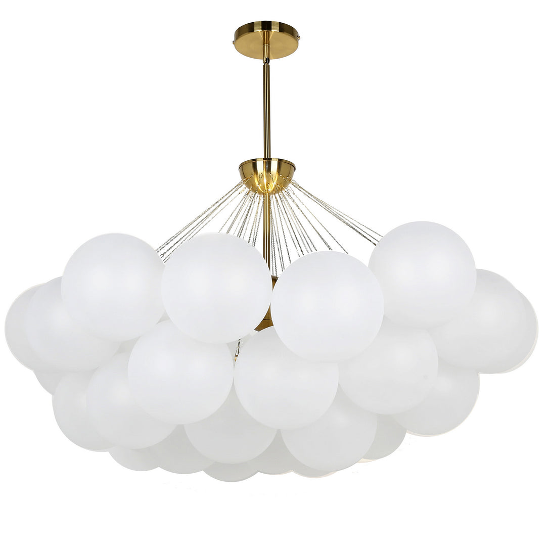 Miles Eight Light Chandelier in White - available from The Lighting Shoppe, trusted by Canadian homeowners
