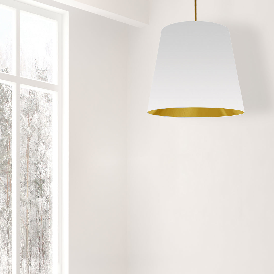 Dainolite Canada - ODR-L-692 - One Light Pendant - Oversized Drum - White