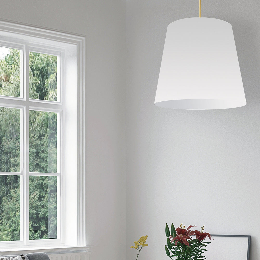 Dainolite Canada - ODR-L-790 - One Light Pendant - Oversized Drum - White