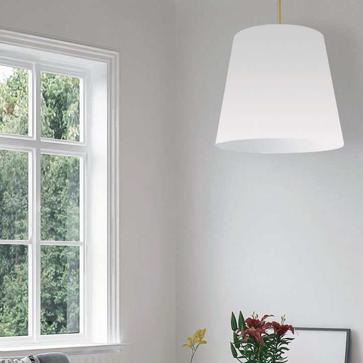 Dainolite Canada - ODR-L-790 - One Light Pendant - Oversized Drum - White