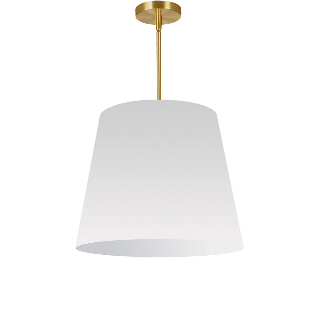 Oversized Drum One Light Pendant in White - available from The Lighting Shoppe, trusted by Canadian homeowners