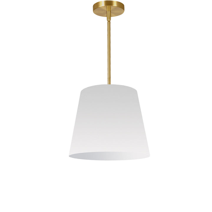 Oversized Drum One Light Pendant in White - available from The Lighting Shoppe, trusted by Canadian homeowners