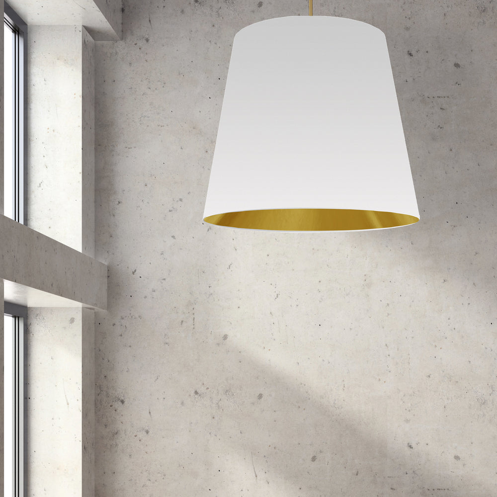 Dainolite Canada - ODR-XL-692 - One Light Pendant - Oversized Drum - White
