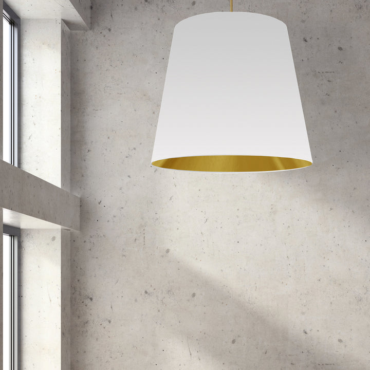 Dainolite Canada - ODR-XL-692 - One Light Pendant - Oversized Drum - White