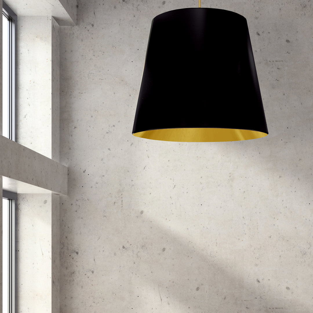 Dainolite Canada - ODR-XL-698 - One Light Pendant - Oversized Drum - Black