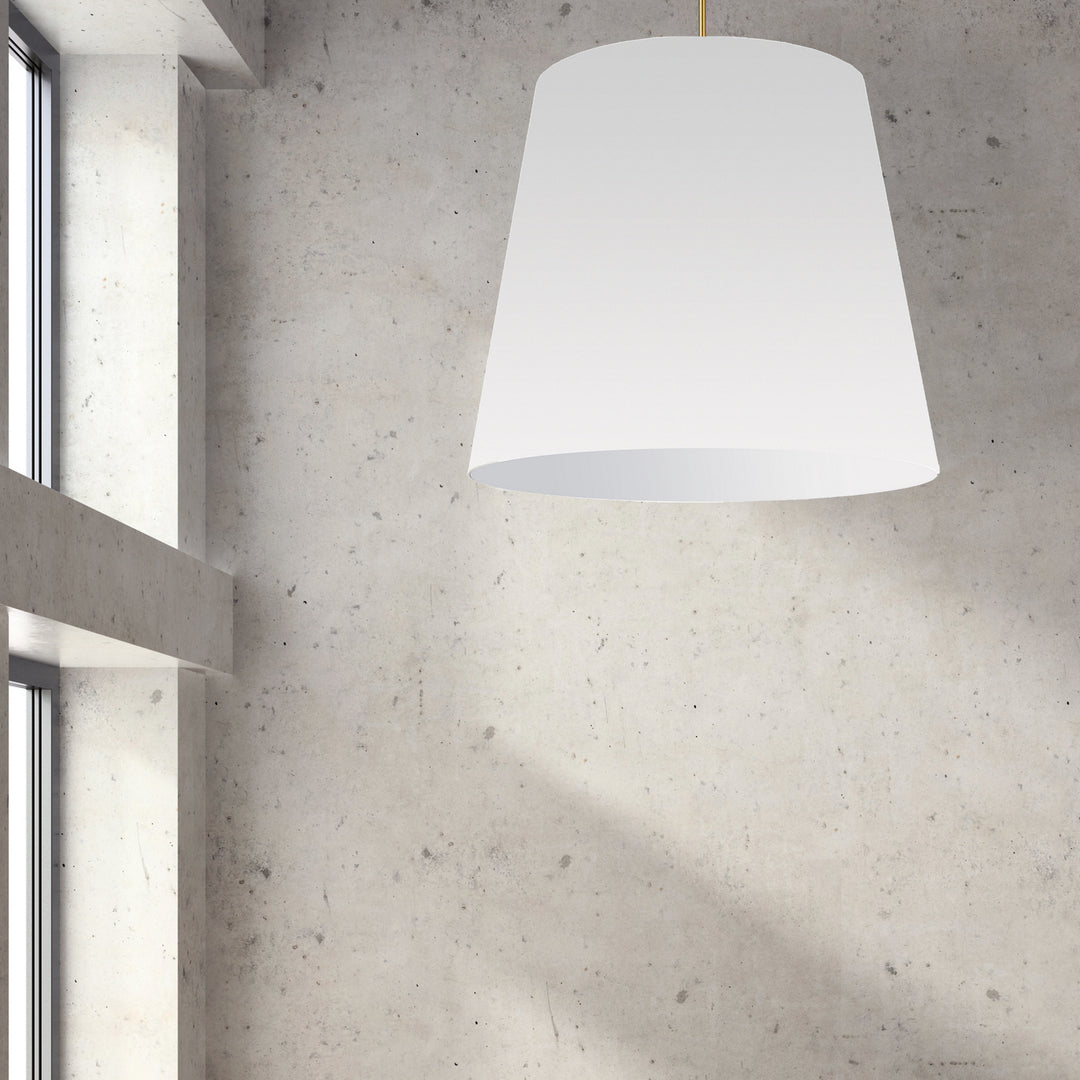 Dainolite Canada - ODR-XL-790 - One Light Pendant - Oversized Drum - White