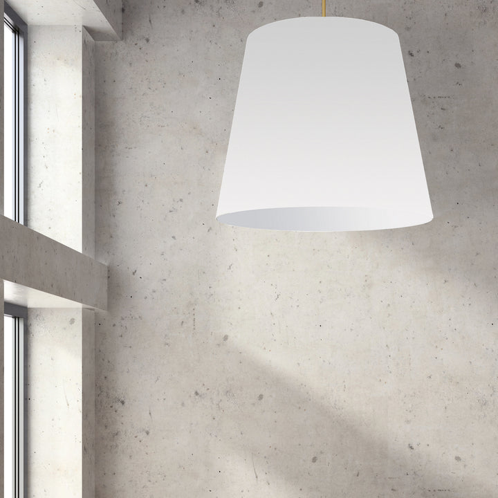 Dainolite Canada - ODR-XL-790 - One Light Pendant - Oversized Drum - White