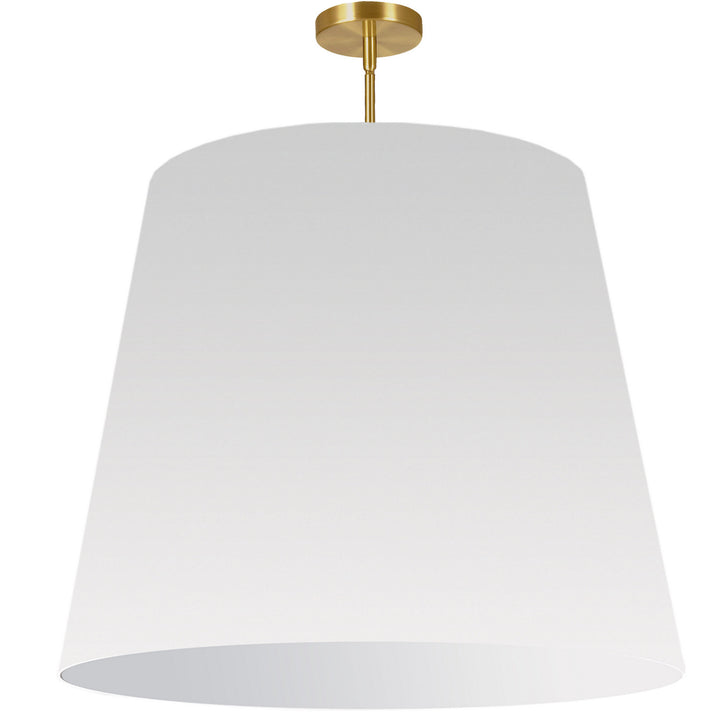 Oversized Drum One Light Pendant in White - available from The Lighting Shoppe, trusted by Canadian homeowners