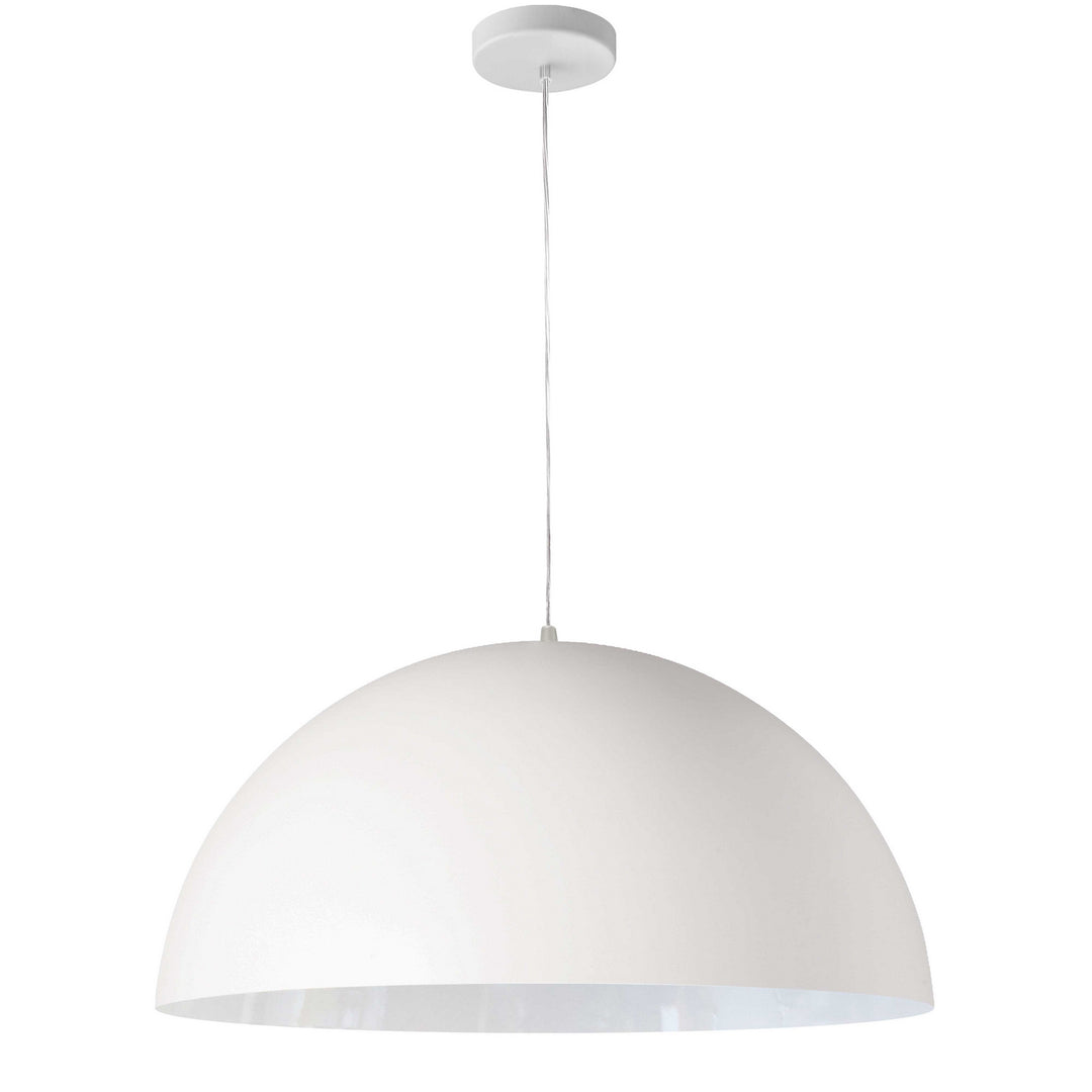 Ofelia One Light Pendant in White - available from The Lighting Shoppe, trusted by Canadian homeowners