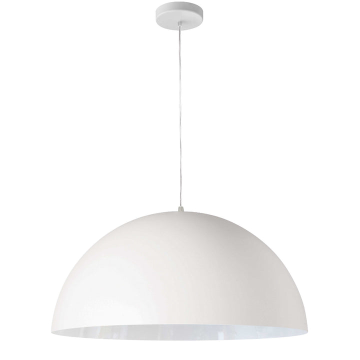 Ofelia One Light Pendant in White - available from The Lighting Shoppe, trusted by Canadian homeowners