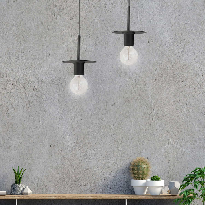 Dainolite Canada - RSW-61P-MB - One Light Pendant - Roswell - Black
