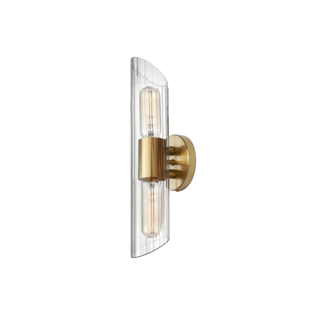 Samantha Two Light Vanity Fixture in Clear - available from The Lighting Shoppe, trusted by Canadian homeowners