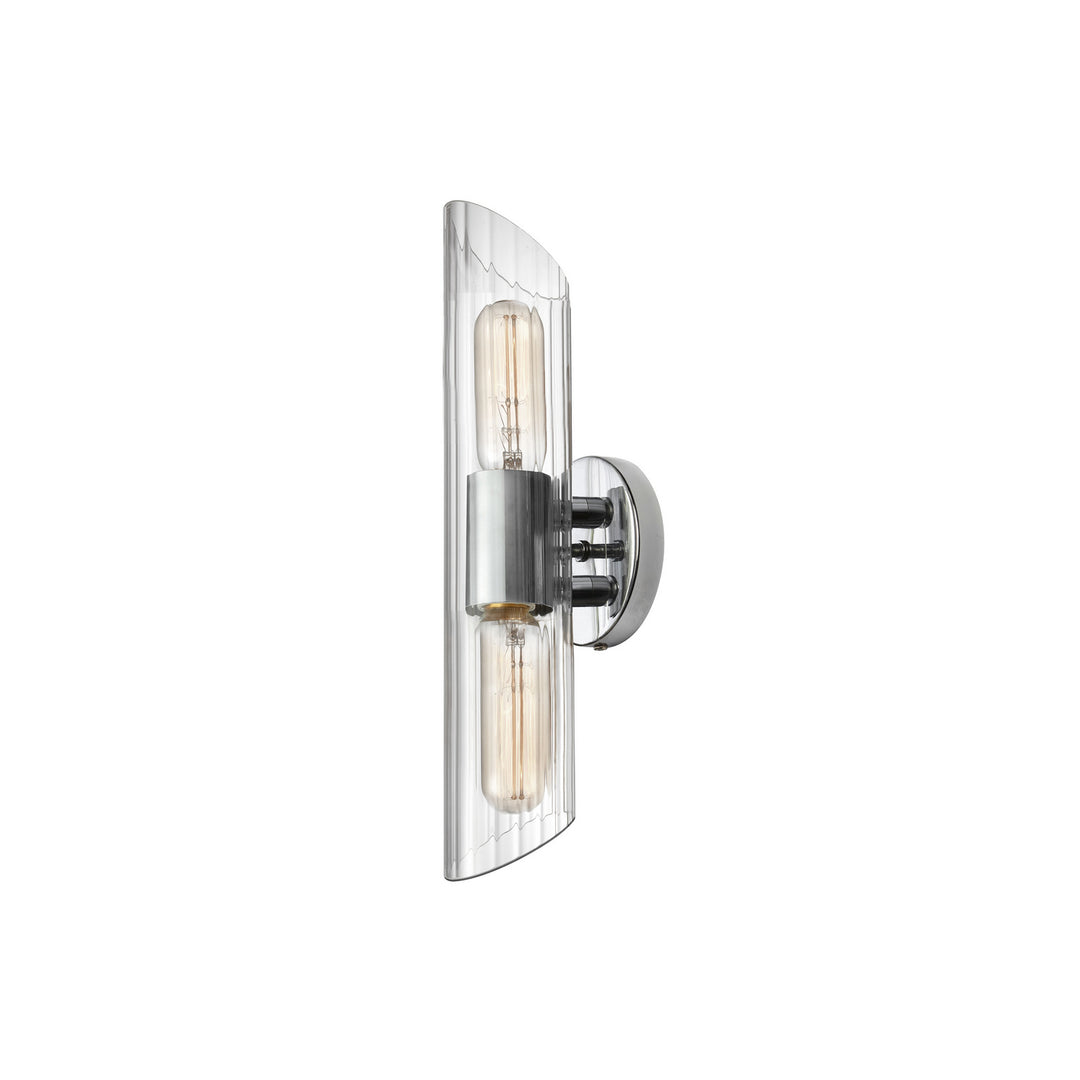 Samantha Two Light Vanity Fixture in Clear - available from The Lighting Shoppe, trusted by Canadian homeowners