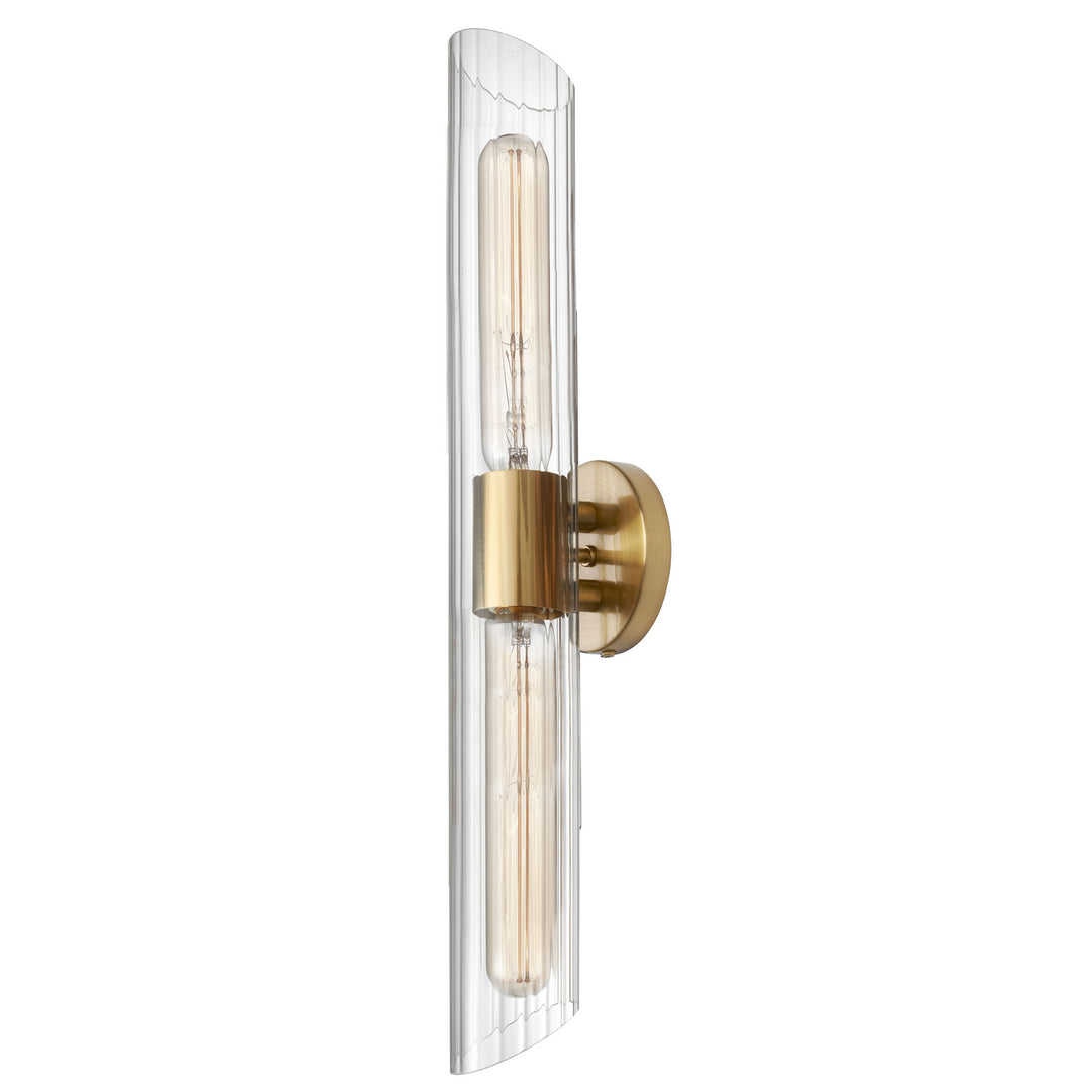 Samantha Two Light Vanity Fixture in Clear - available from The Lighting Shoppe, trusted by Canadian homeowners